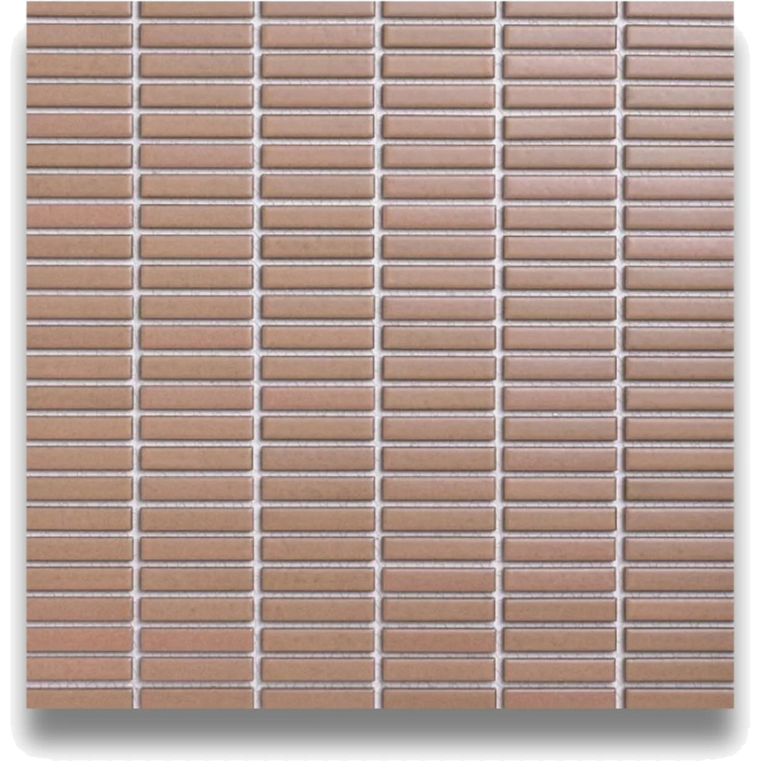 Blackwood Outback Finger Mosaic Satin 9.5x47, tiles laid together