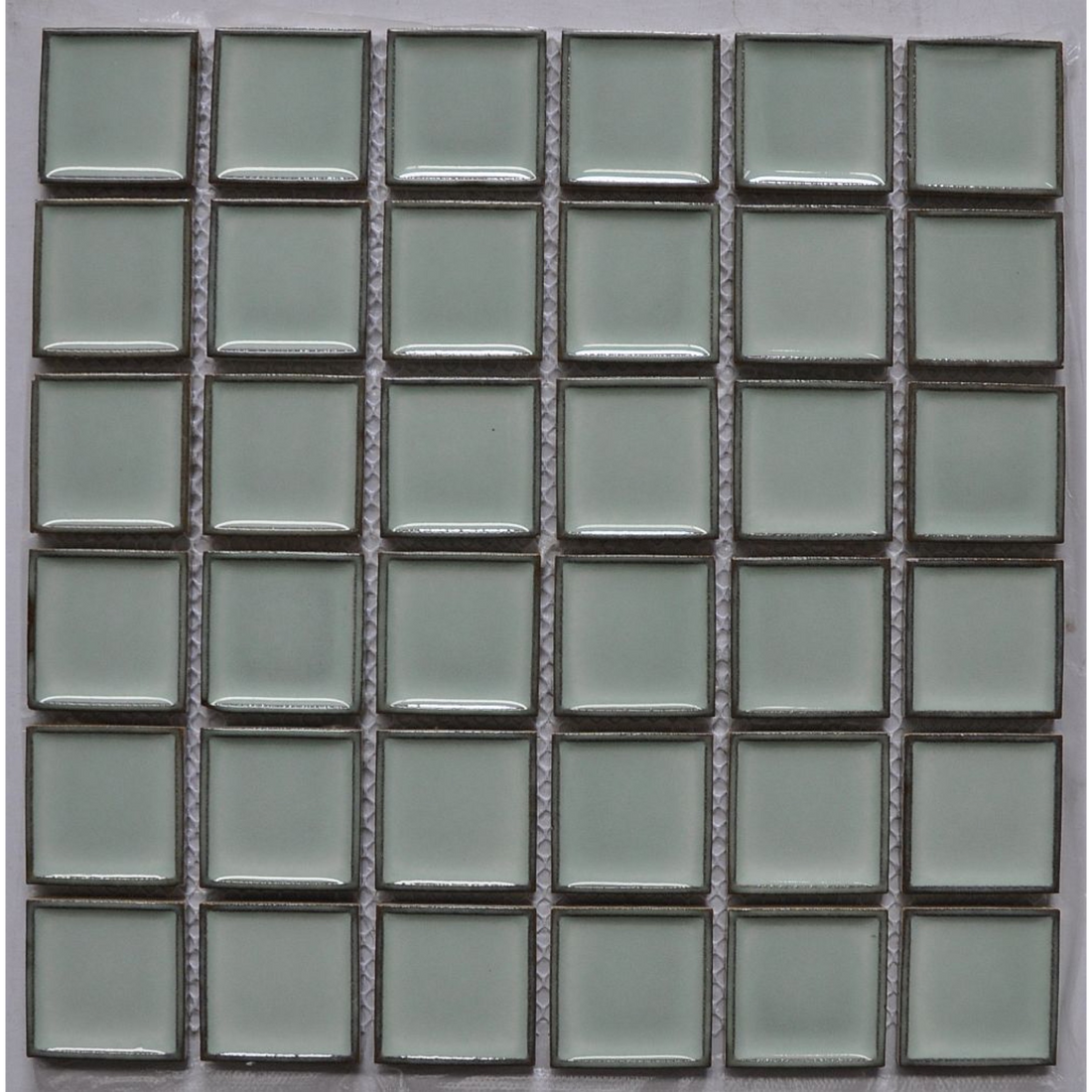 Wollemi Mangrove Concave Mosaic Gloss 48x48, tiles laid together