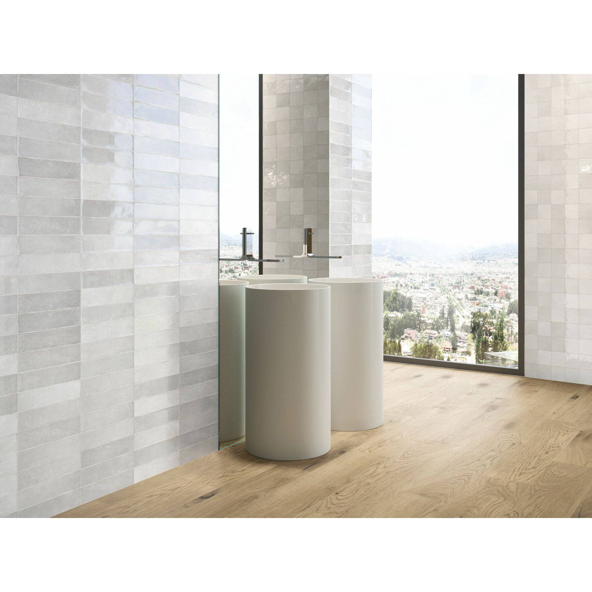 SOUL WHITE GLOSS 7.5x30 - Mini Me Tiles