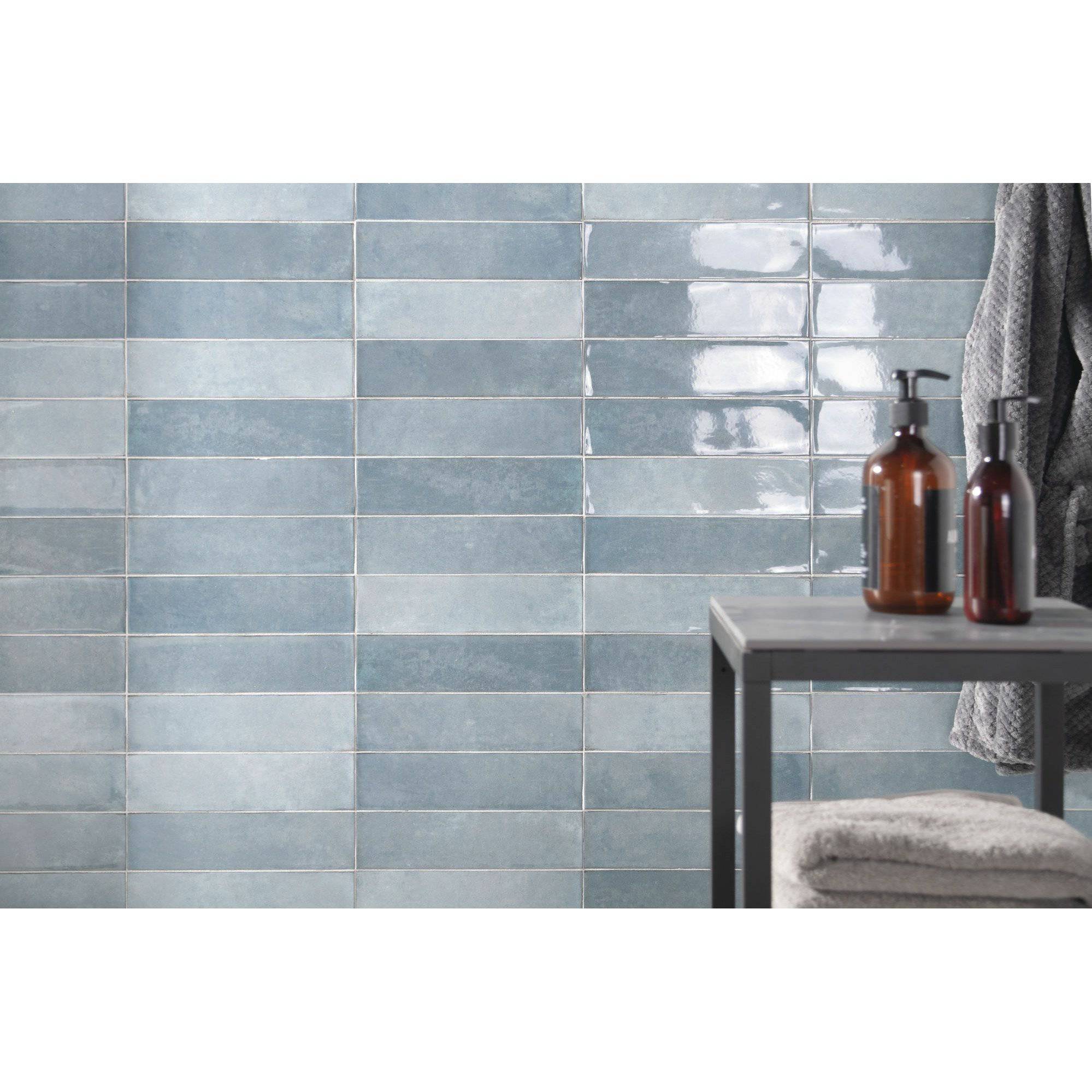 SOUL BLUE GLOSS 7.5x30 - Mini Me Tiles