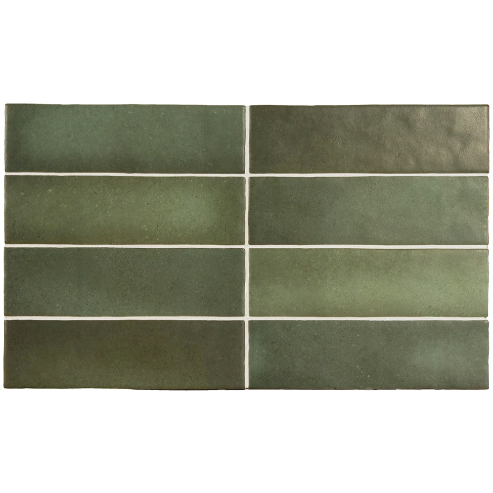 LAVA ARBA GREEN MATT 6.5x20 - Mini Me Tiles