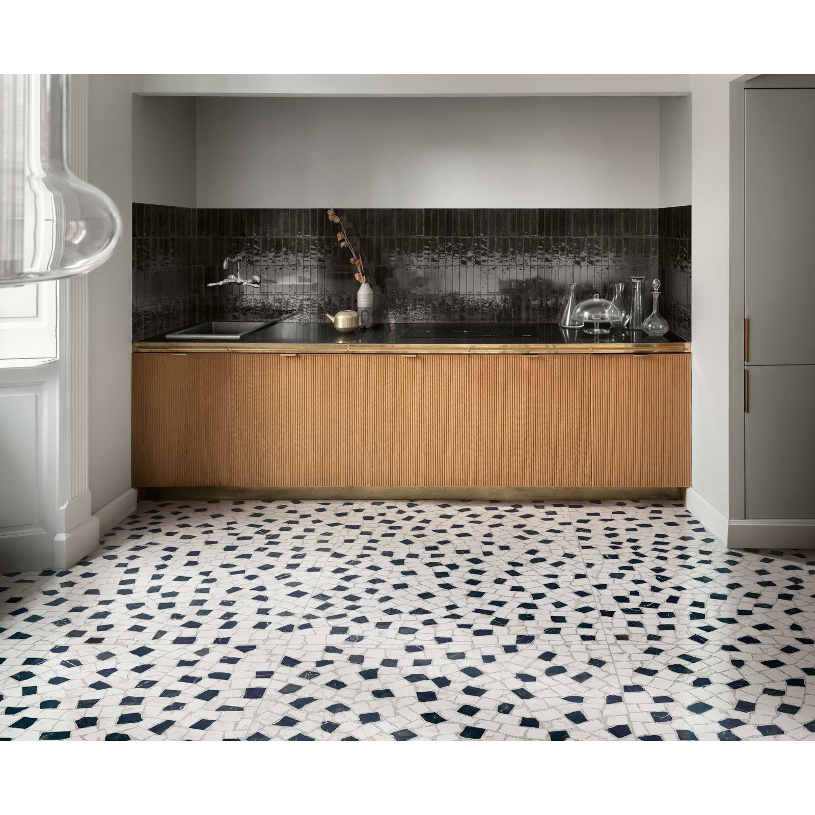 LUNA BLACK GLOSS 6x24 - Mini Me Tiles