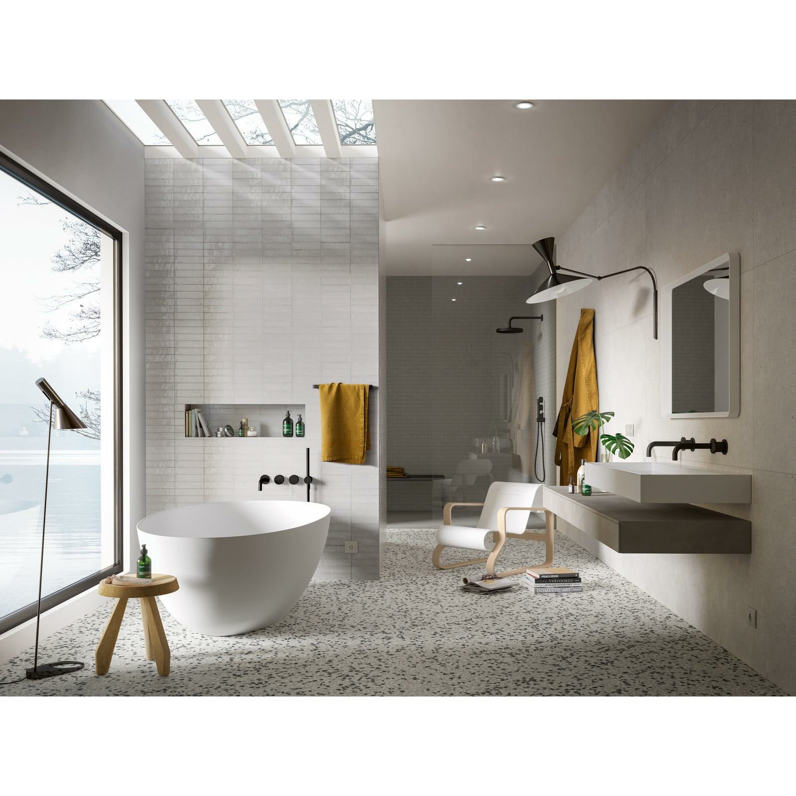 LUNA WHITE GLOSS 6x24 - Mini Me Tiles
