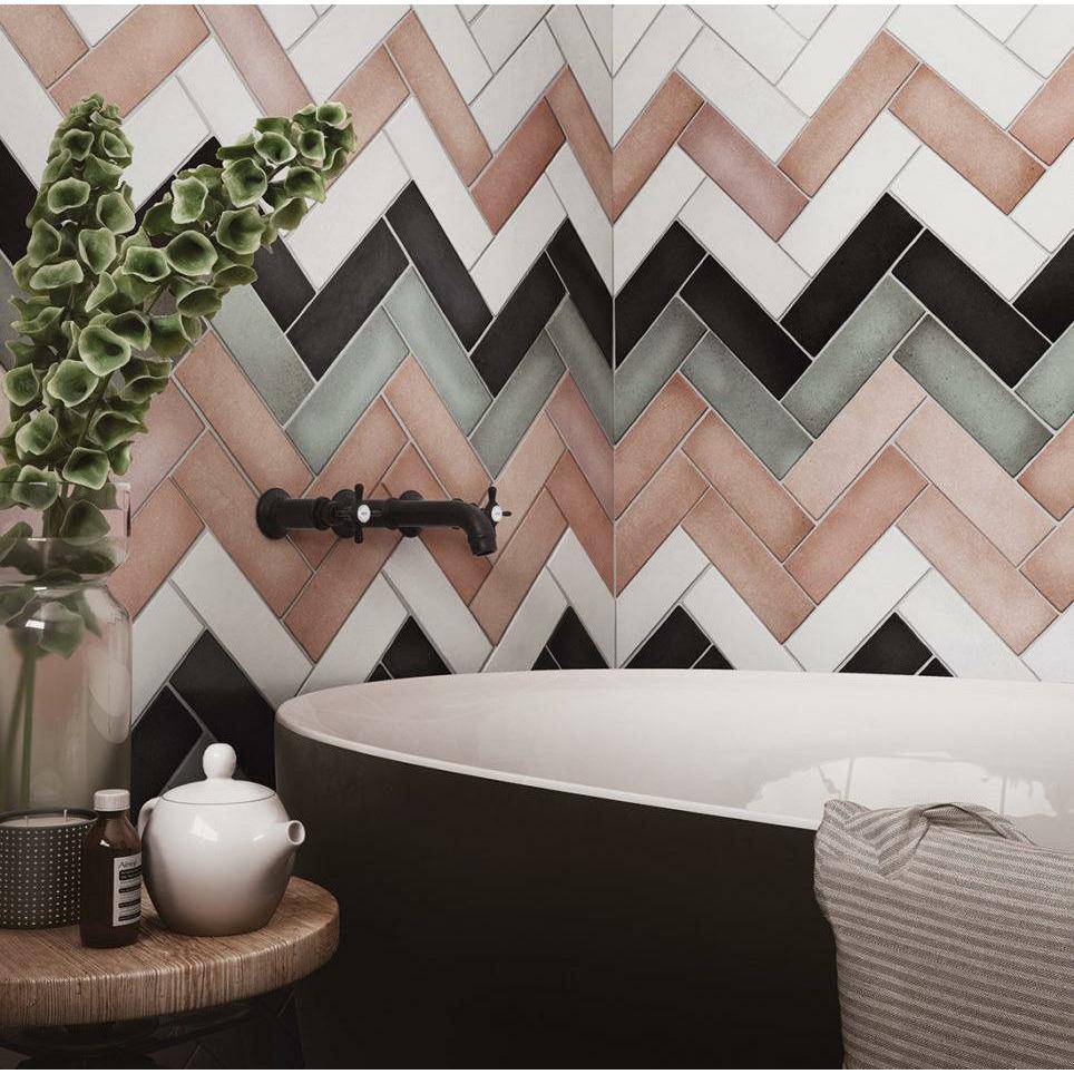 LAVA BIANCO MATT 6.5x20 - Mini Me Tiles