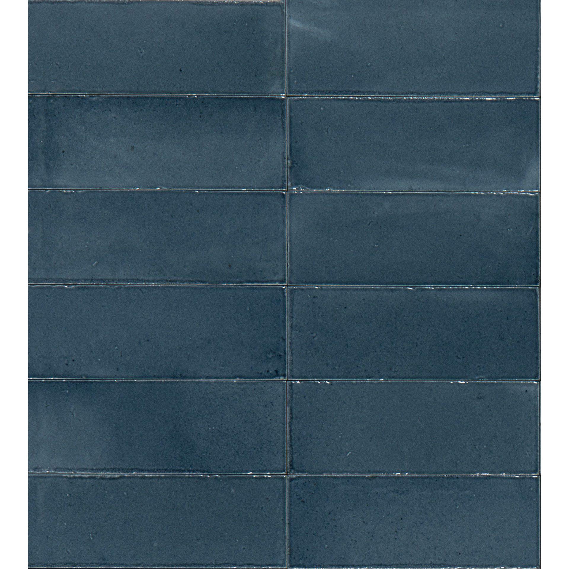 RISOTTO BLU GLOSS 7.5x20 - Mini Me Tiles