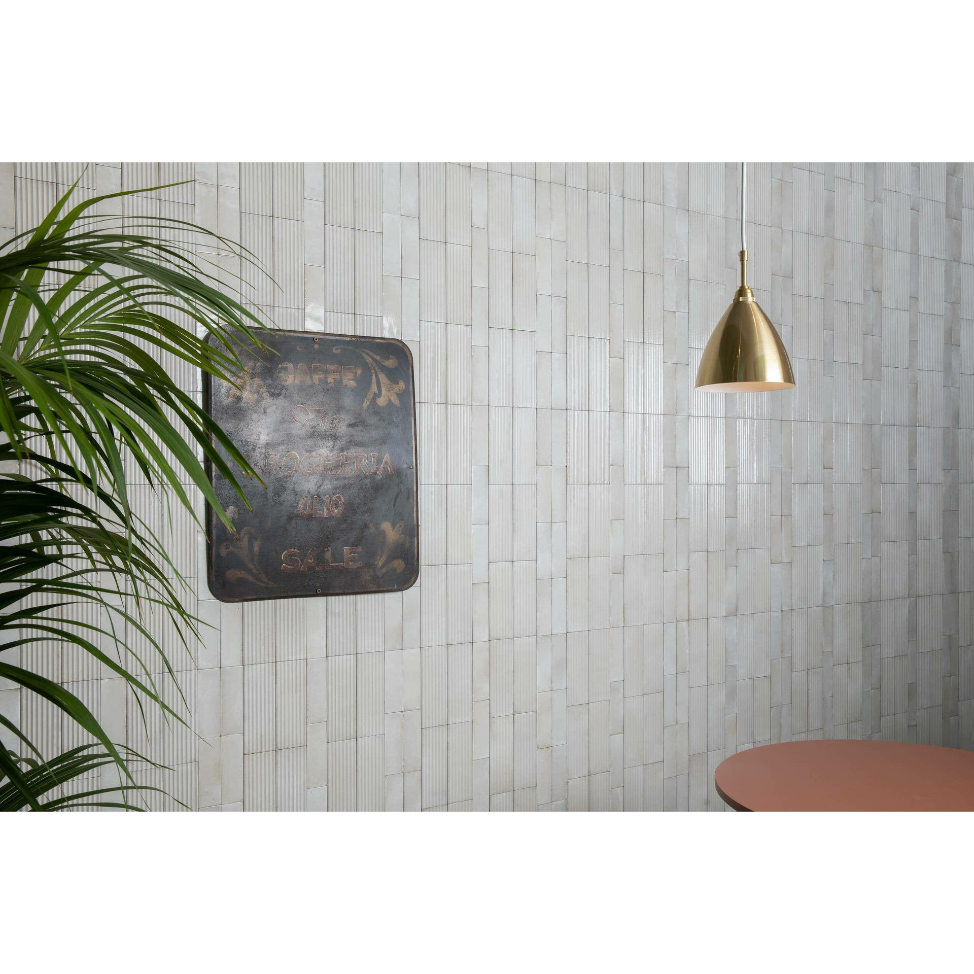 RISOTTO NATURAL PLEAT GLOSS 7.5x20 - Mini Me Tiles