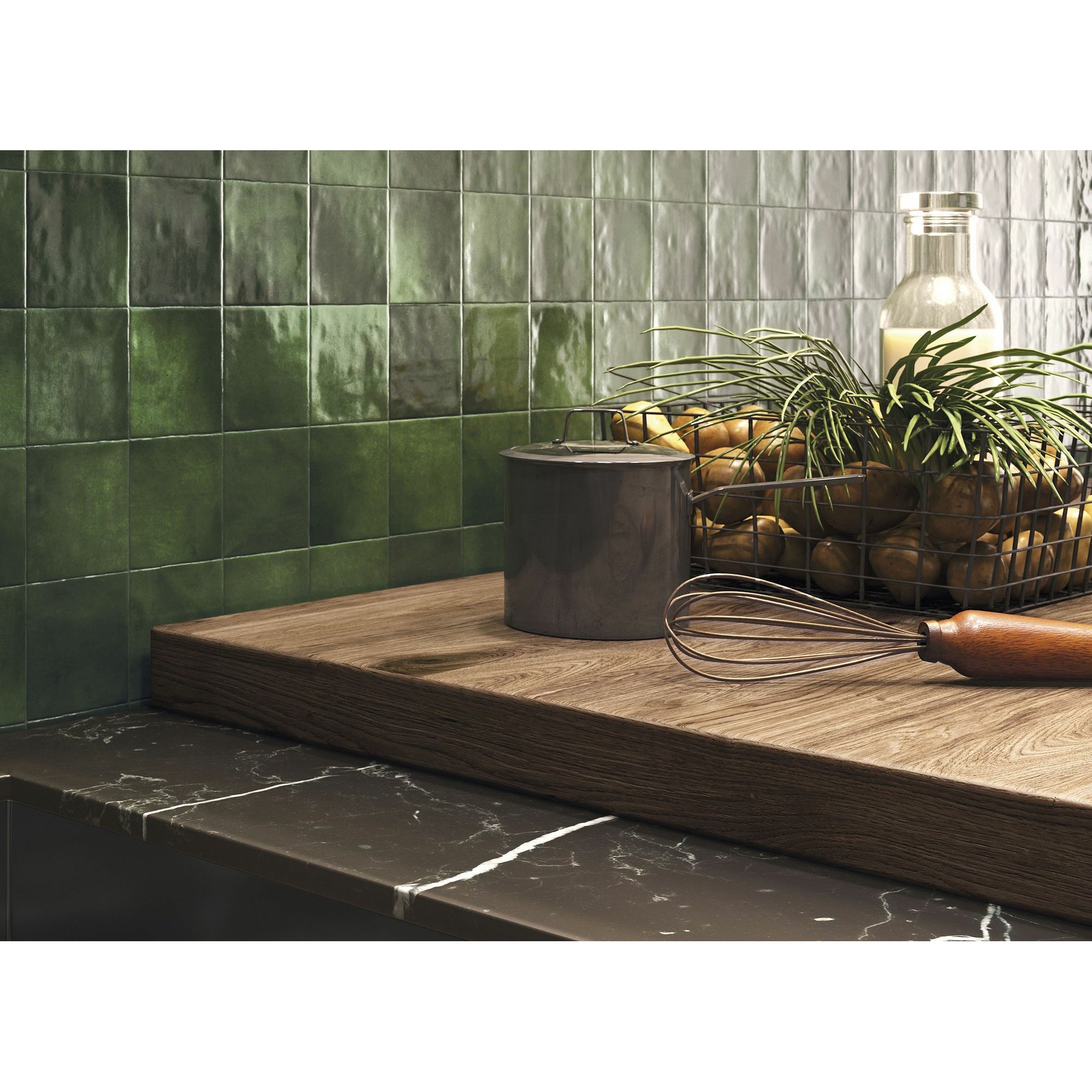 BELLA OLIVE 2 GLOSS 10x10 - Mini Me Tiles