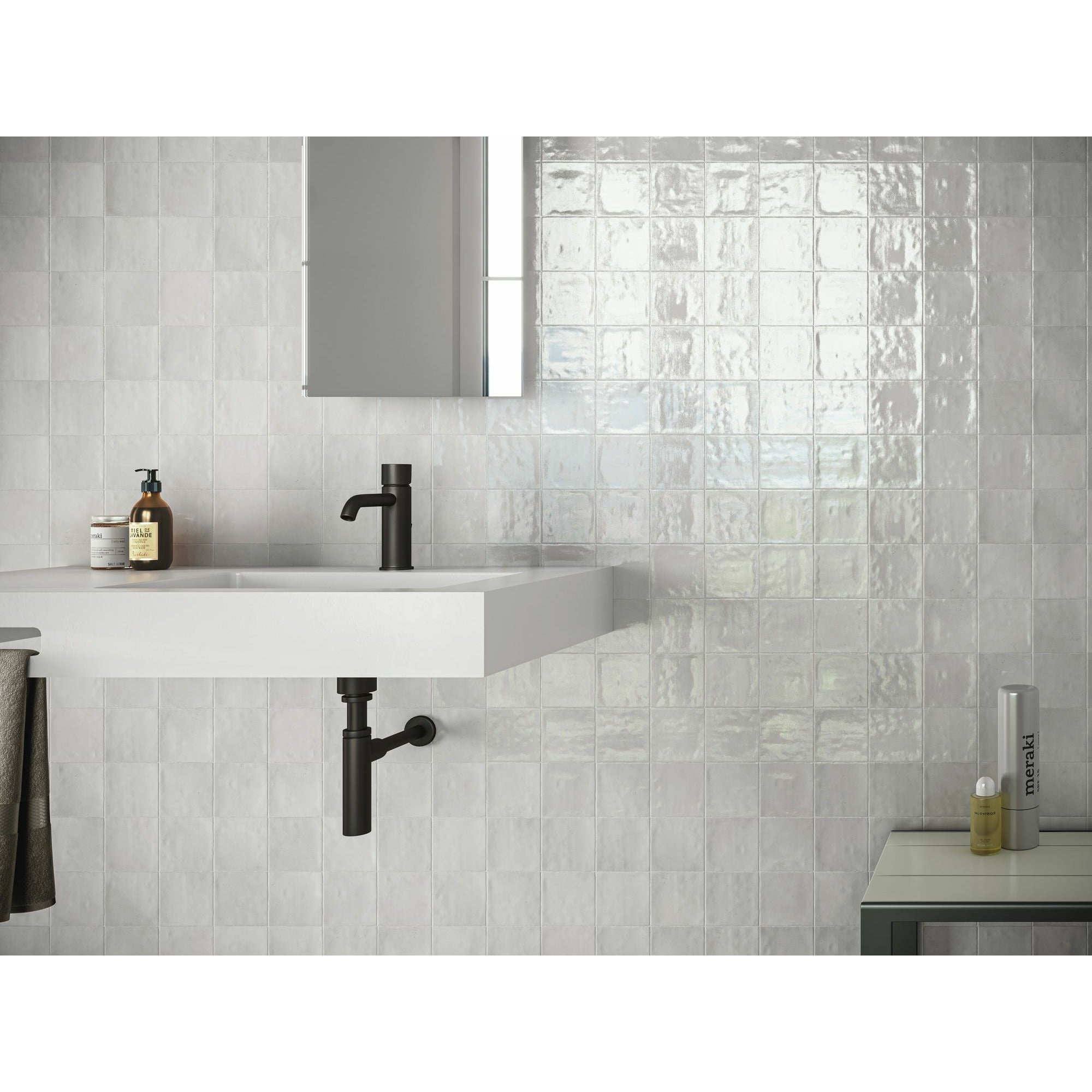 BELLA WHITE 2 GLOSS 10x10 - Mini Me Tiles