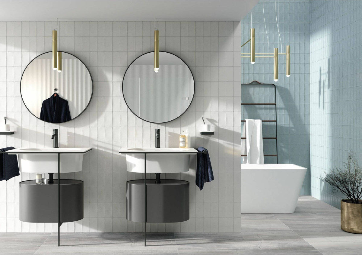 Heritage White Matt 75x150 tiles