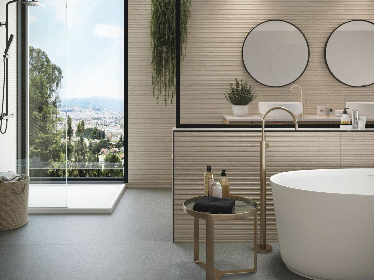 Groove Maple Rectified Matt 400x1200 tiles
