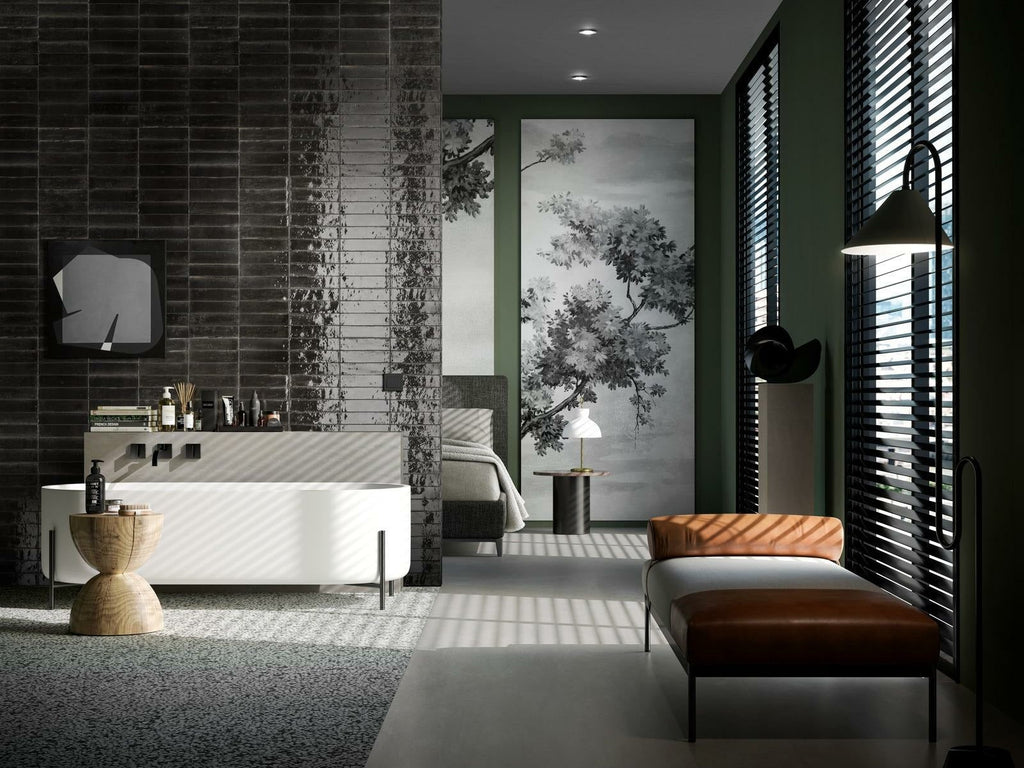 Luna Black Gloss 60x240 tiles