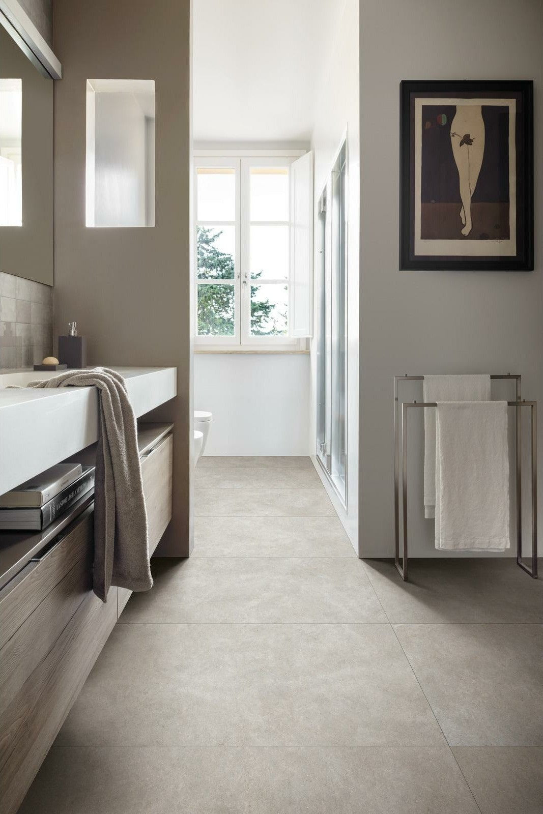 Bella Gesso Gloss 100x100 tiles