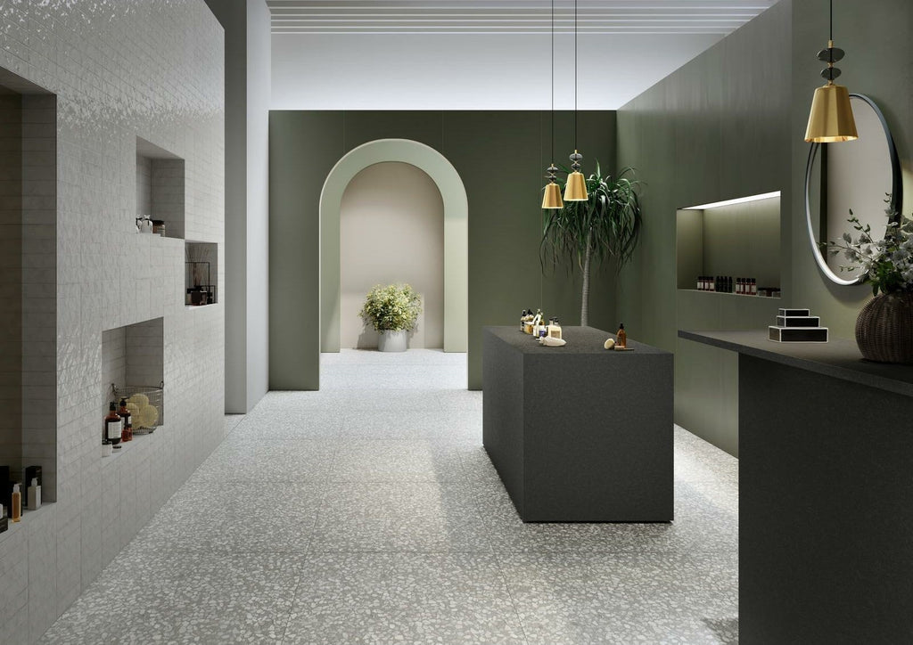 Bella Gesso Gloss 100x100 tiles