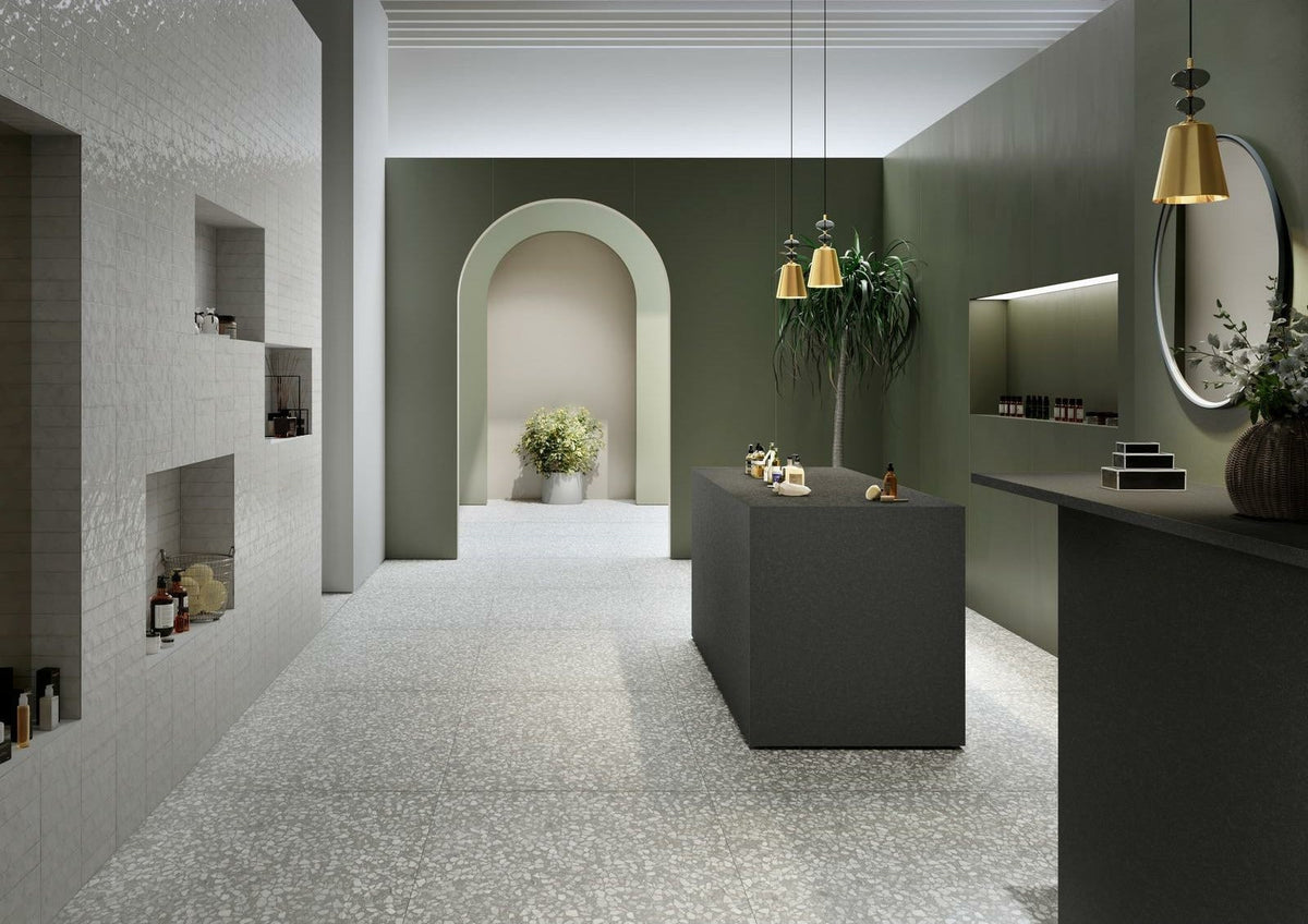 Bella Gesso Gloss 100x100 tiles