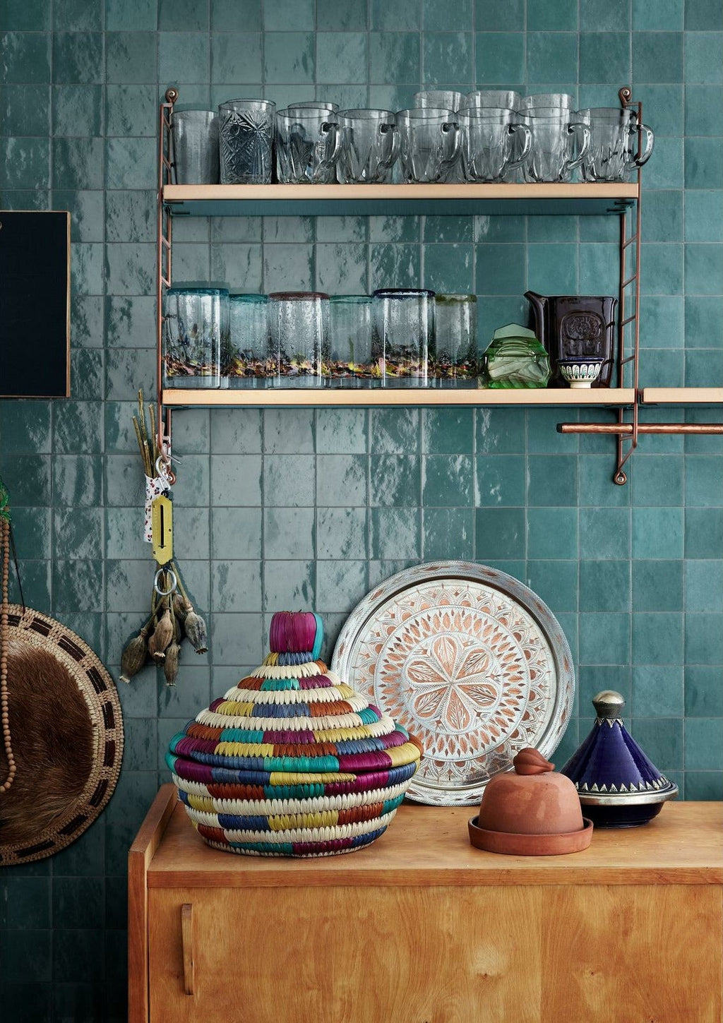 Bella Petrolio Gloss 100x100 tiles