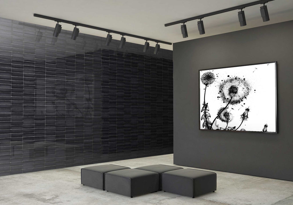 Babele Lava Anthracite Gloss 65x200 tile