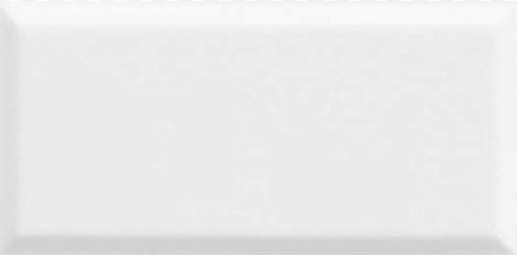 Bega Bevelled White Cushion Edge Matt 75x150 tile