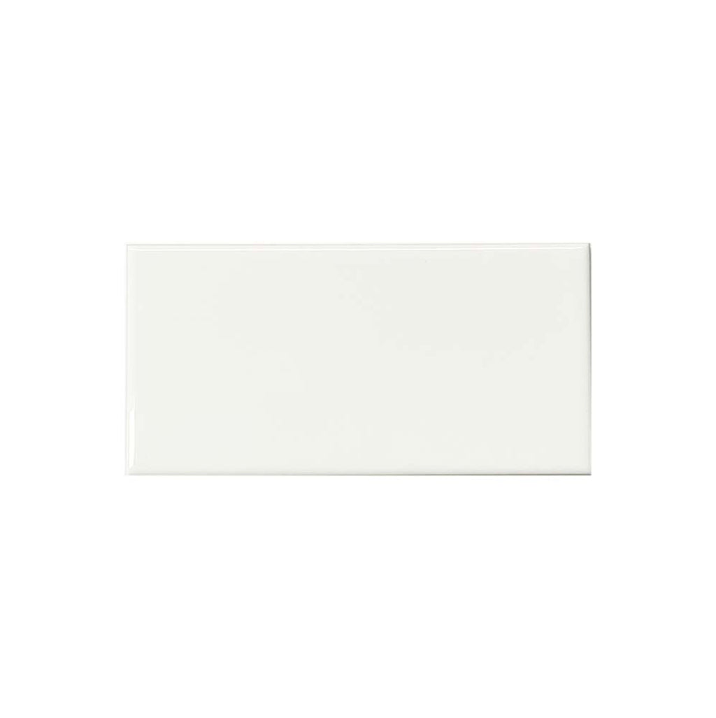 Bega White Cushion Edge Gloss 75x150 tile