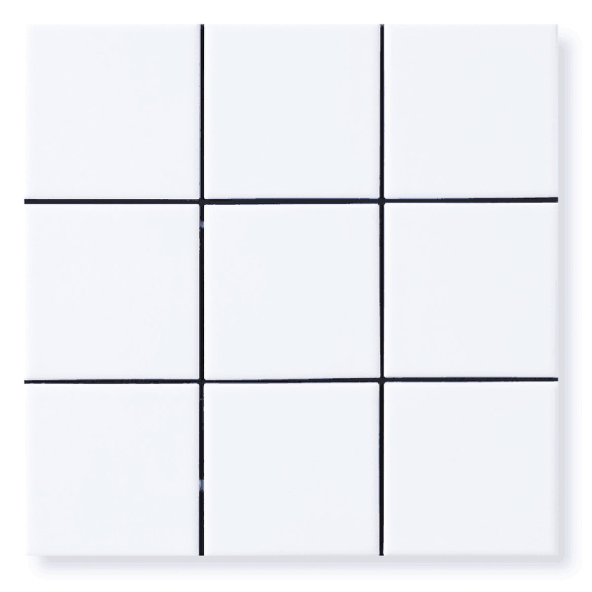 Bega White Matt 97x97 Mosaic tile