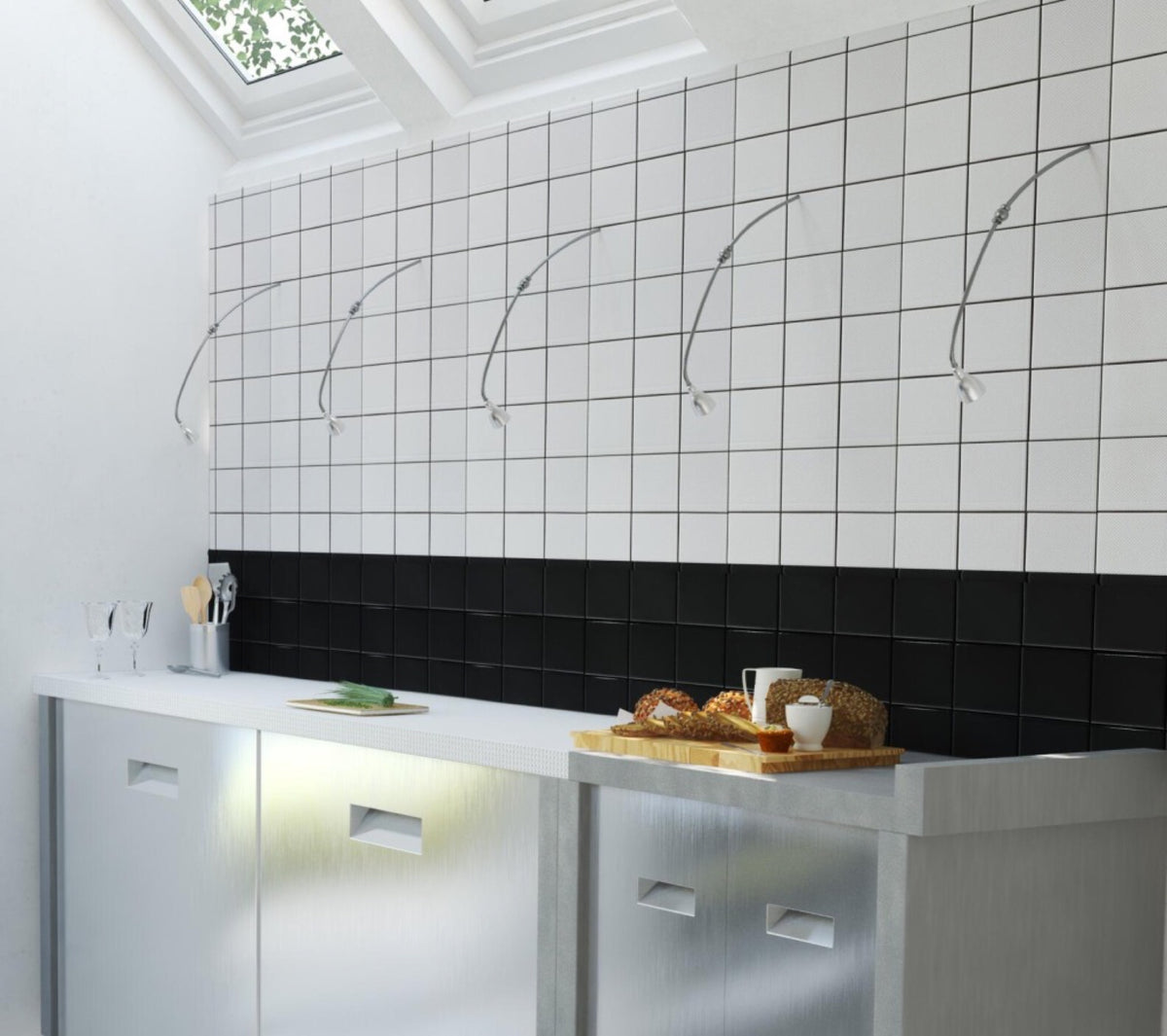 Bega White Matt 97x97 Mosaic tile