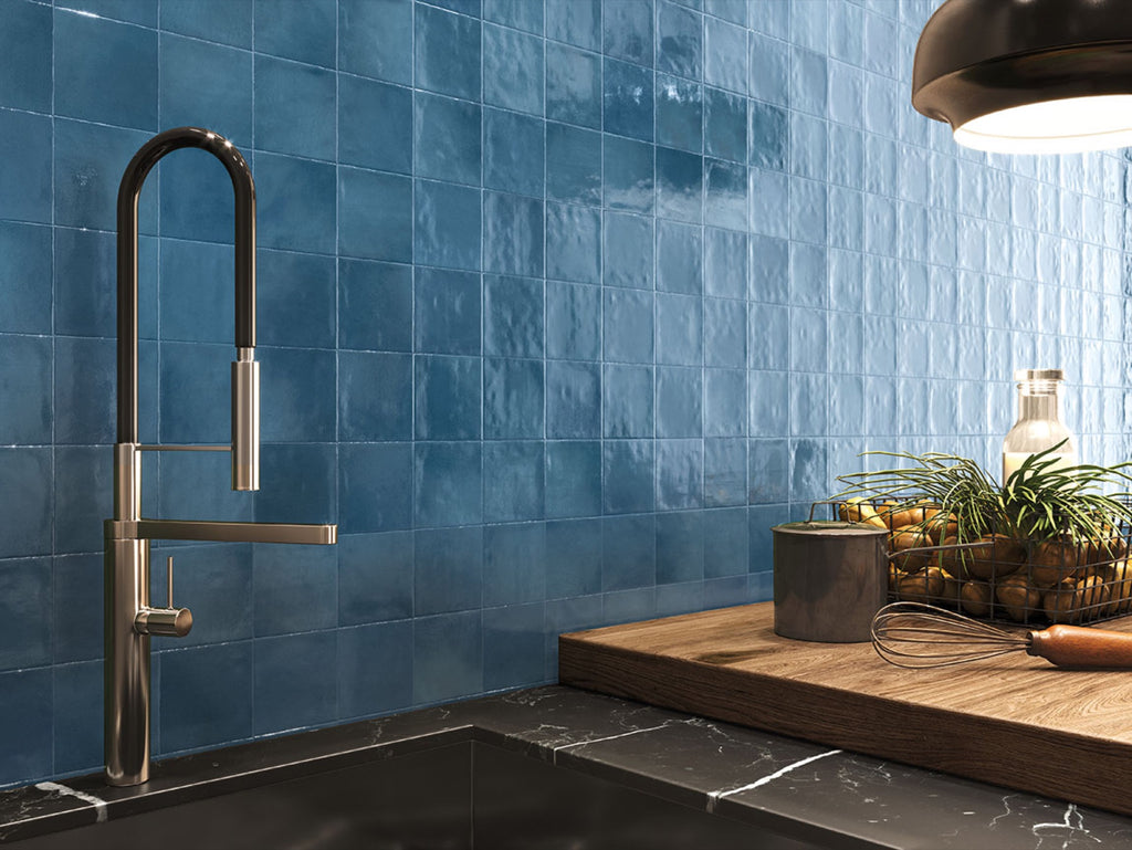 Bella 2 Marine Gloss 100x100 tile
