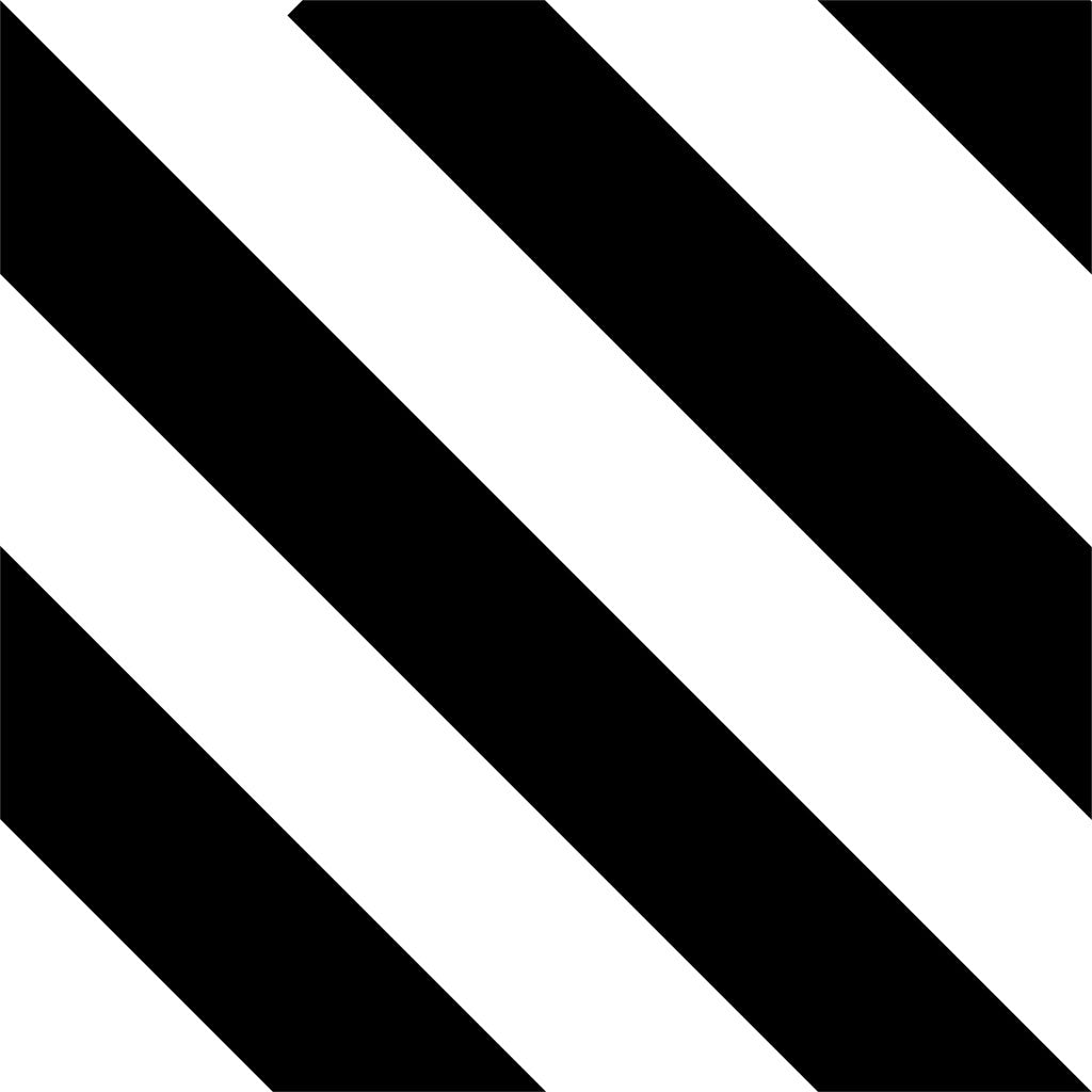 Black & White Terrace Matt 200x200 tile