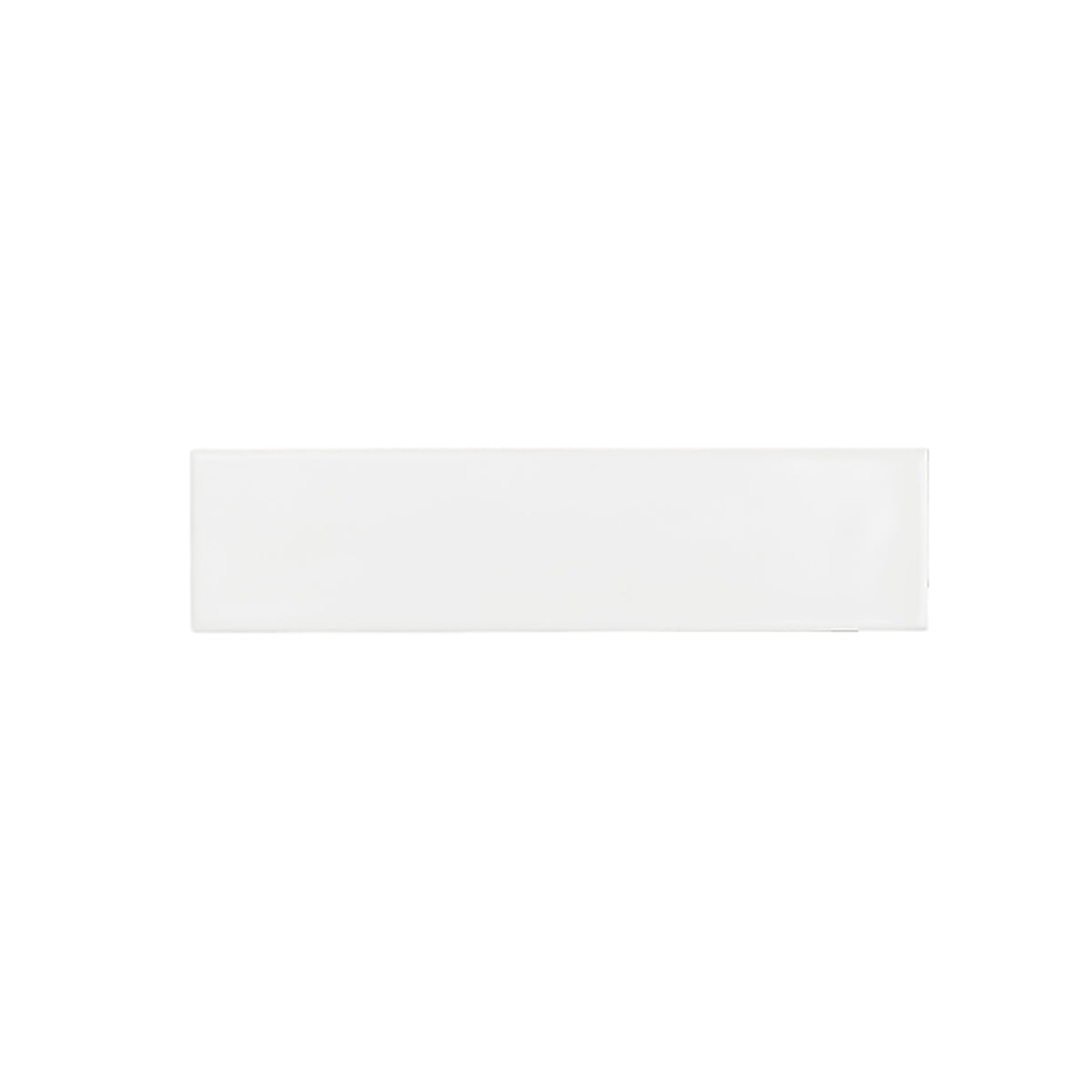 Boulevard White Plain Gloss 75x300 tile