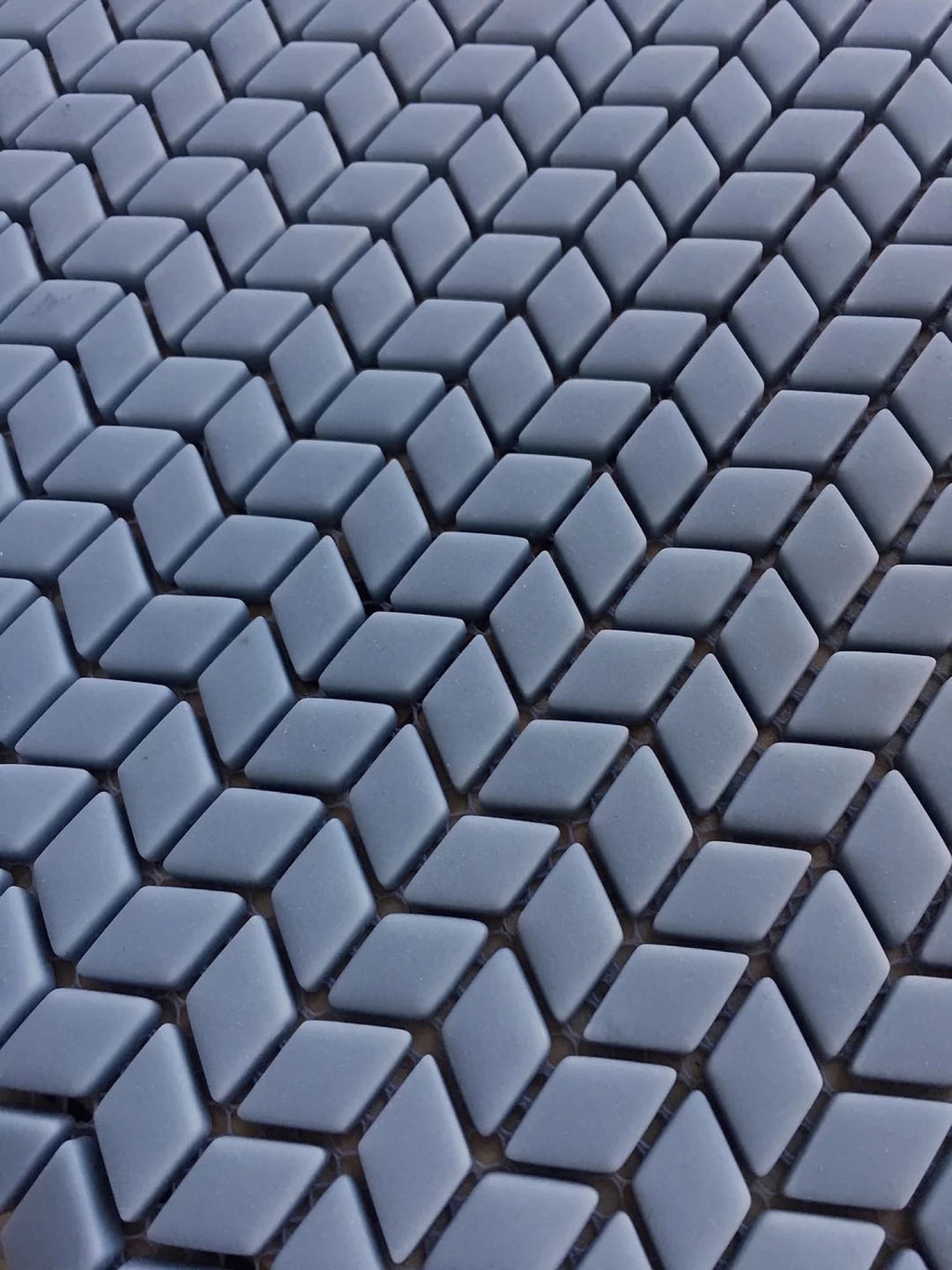 Chevron Denim Glass Matt 60x120 Mosaic tile