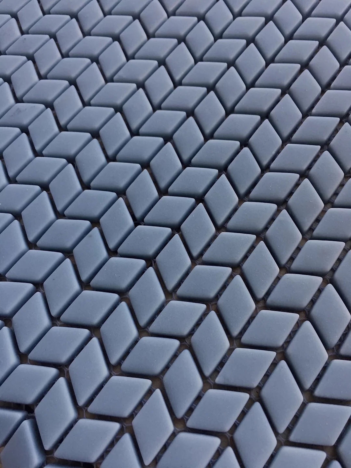 Chevron Denim Glass Matt 60x120 Mosaic tile