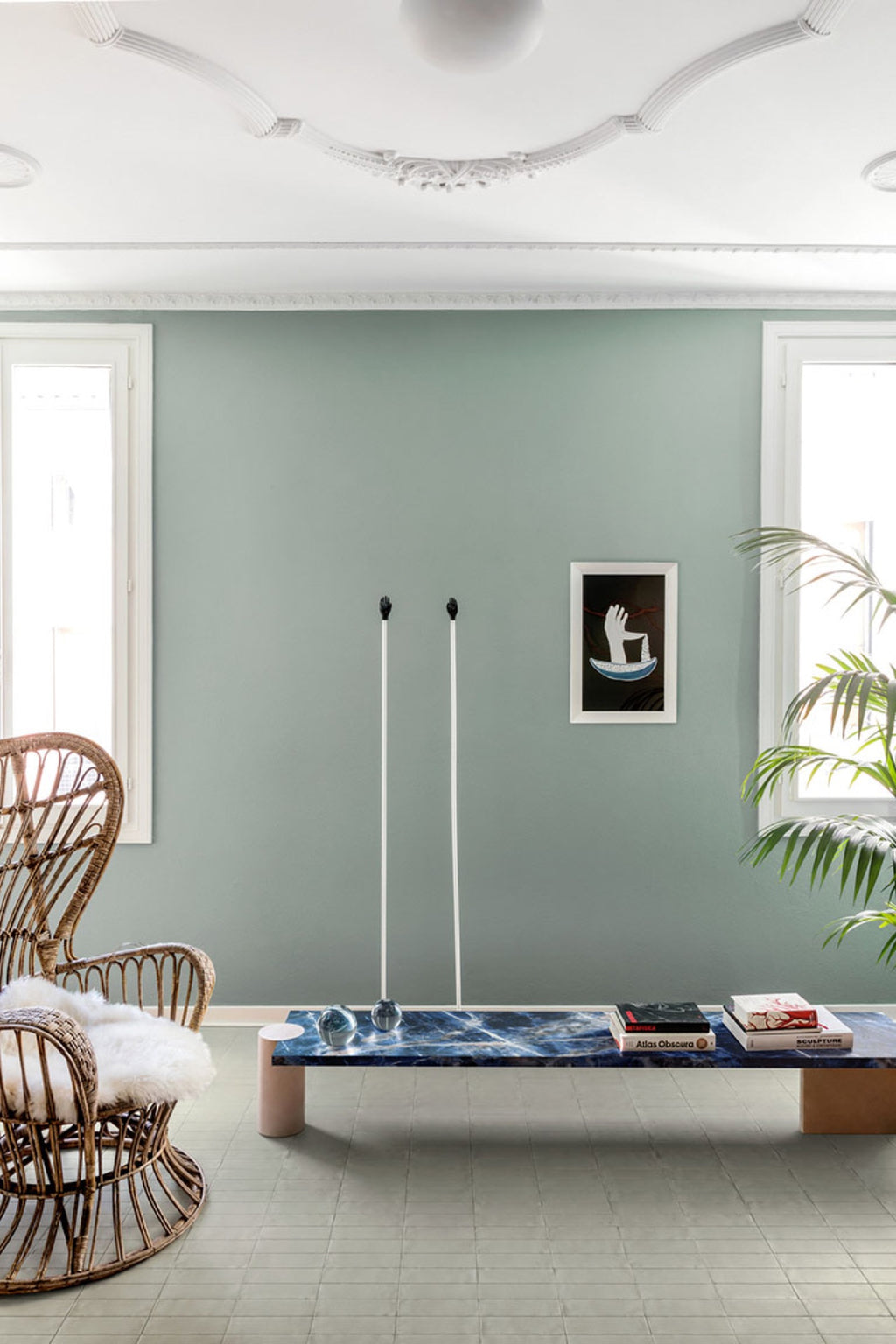 Confetto Azzurro Matt 50x150 tile