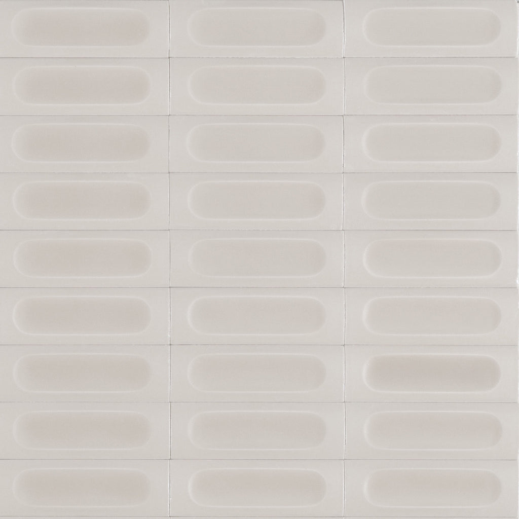 Confetto Bianco 3D Matt 50x150 tile