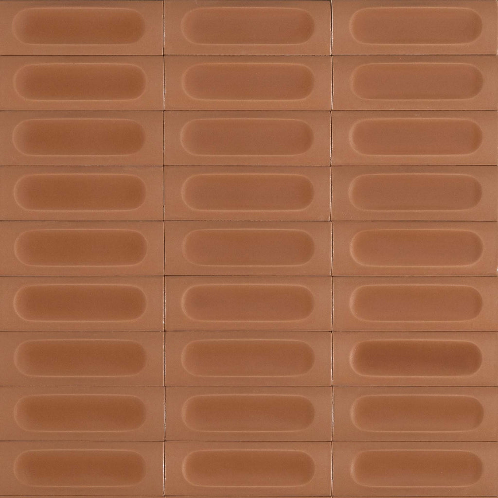 Confetto Mattone 3D Matt 50x150 tile