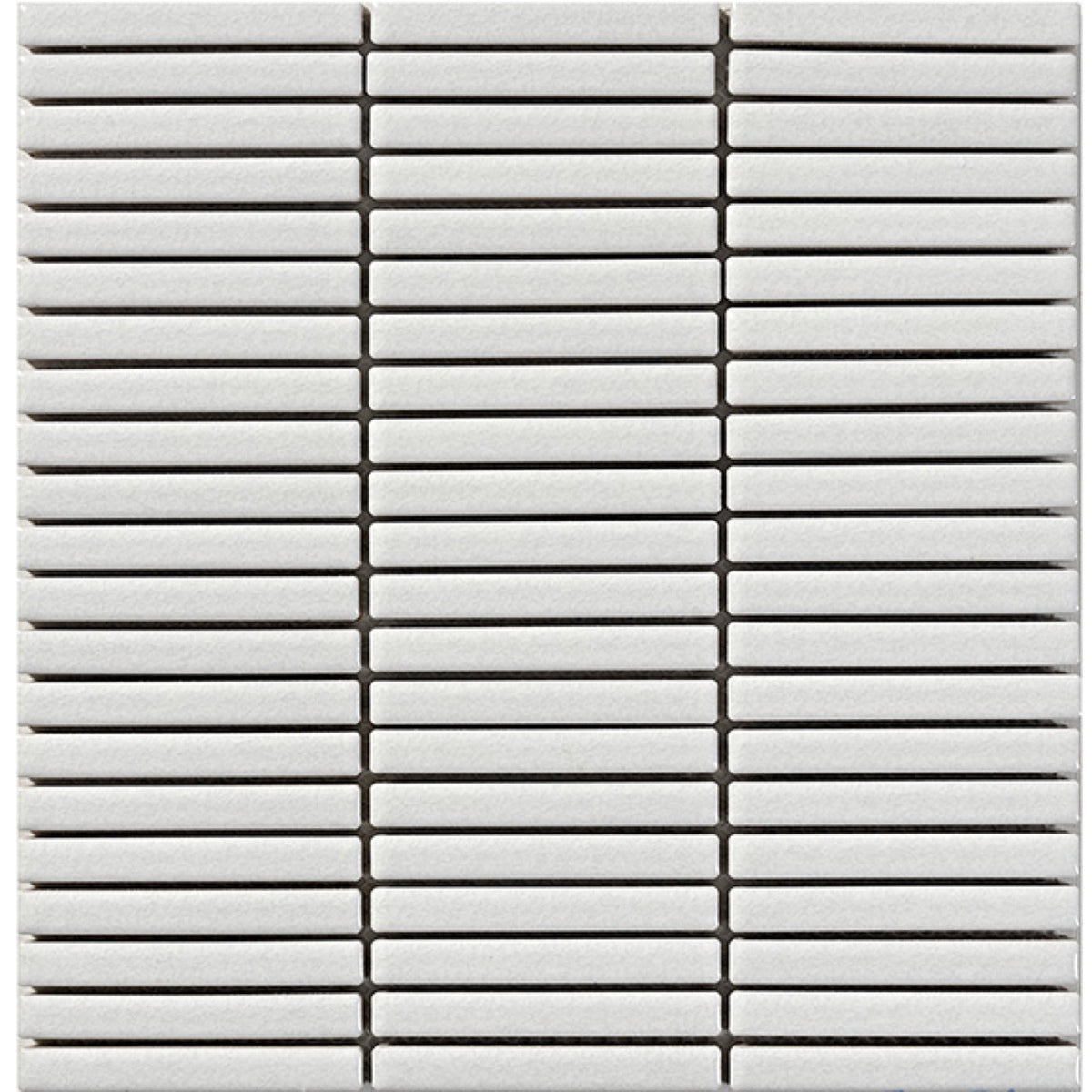 Crystal Glaze Shell White Porcelain Glazed 12x92 Finger Mosaic tile