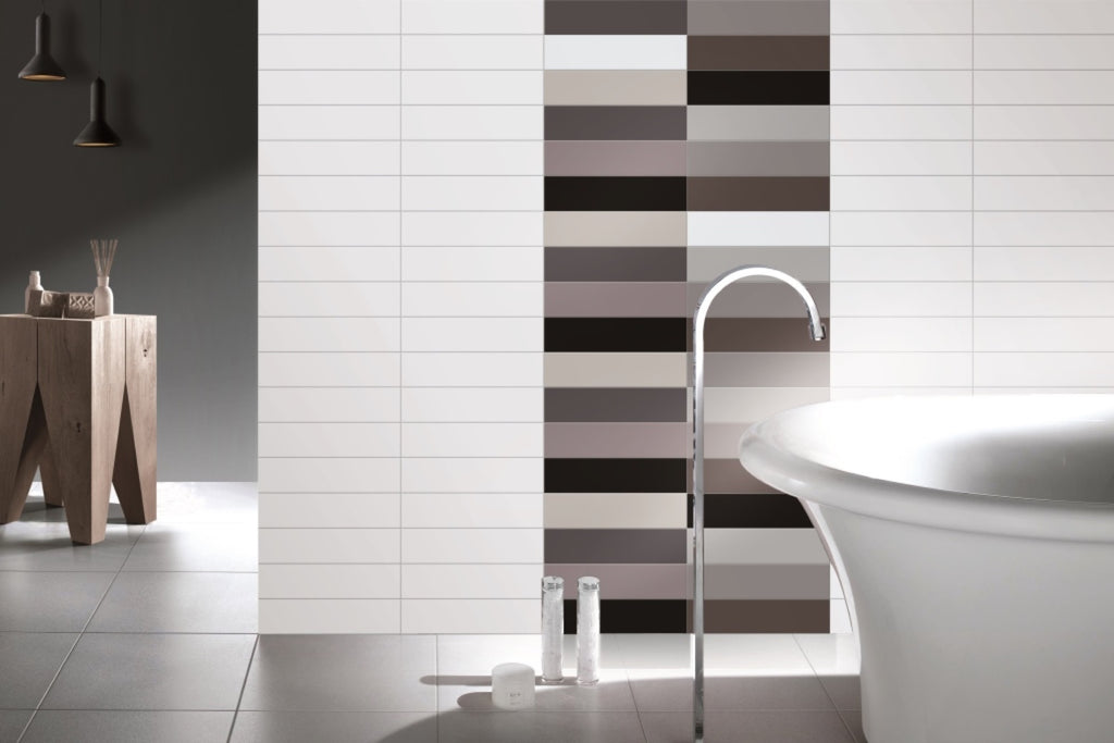 Hand Made Brick Latte Matt 75x300 tile