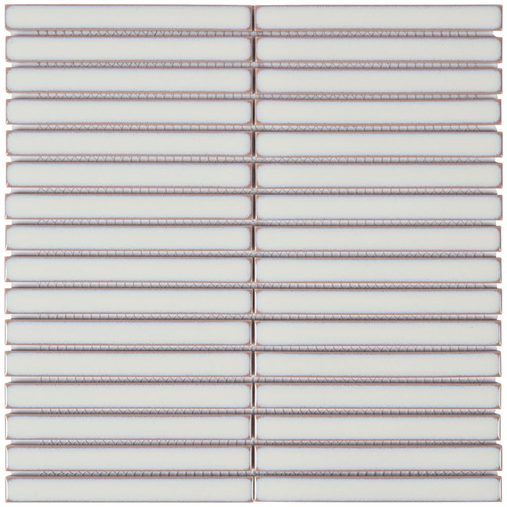 Japanese Stick White Cloud 15x145 Finger Mosaic tile