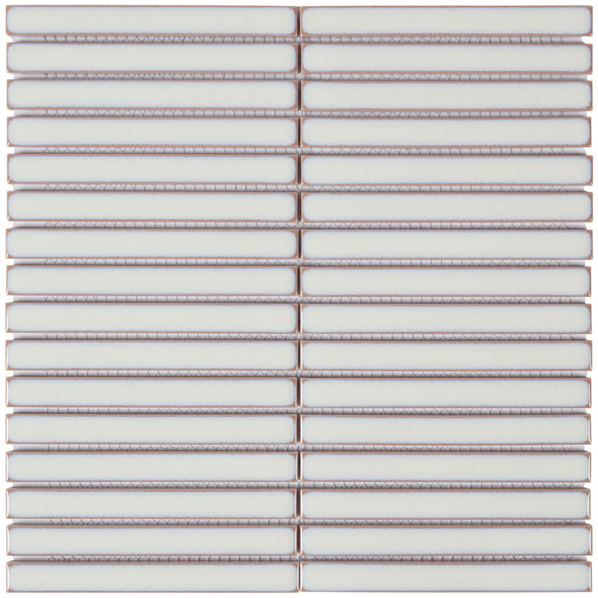 Japanese Stick White Cloud 15x145 Finger Mosaic tile