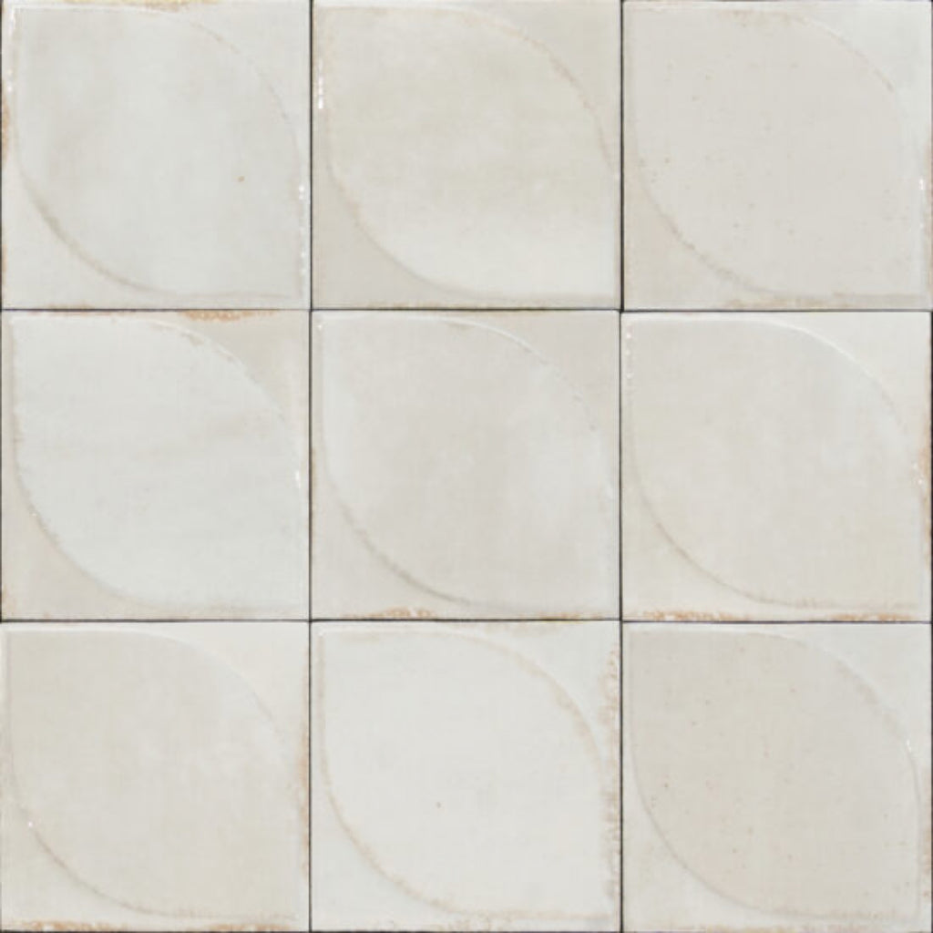 Luna Bone 3D Dew Gloss 100x100 tile