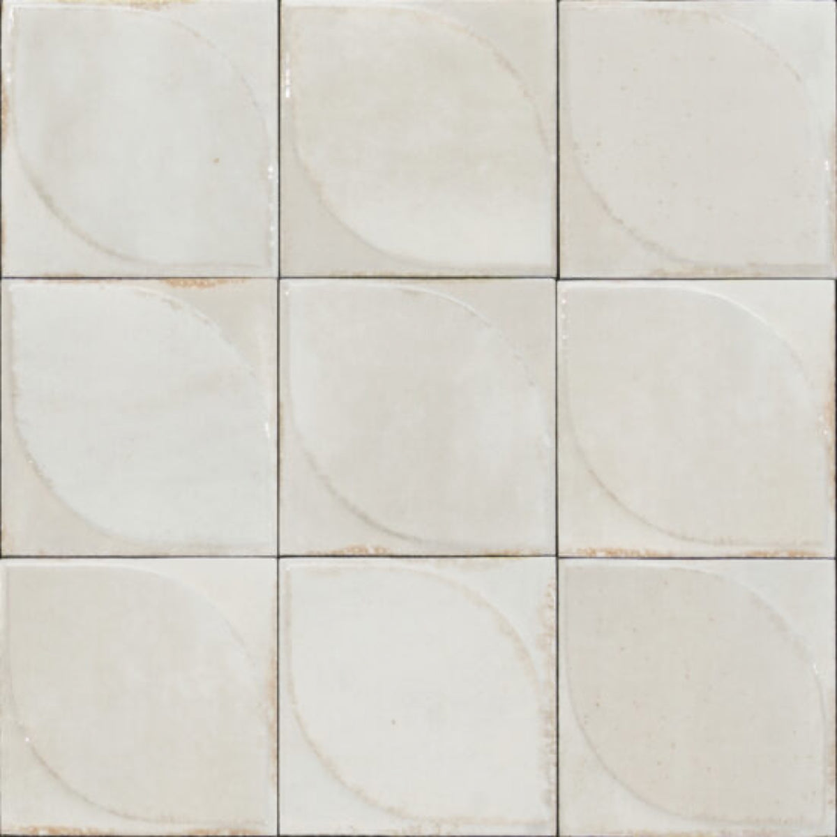 Luna Bone 3D Dew Gloss 100x100 tile