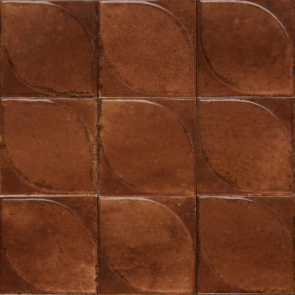 Luna Caramel 3D Dew Gloss 100x100 tile