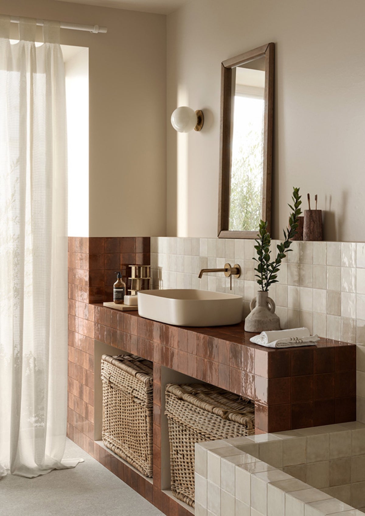 Luna Caramel Gloss 100x100 tile