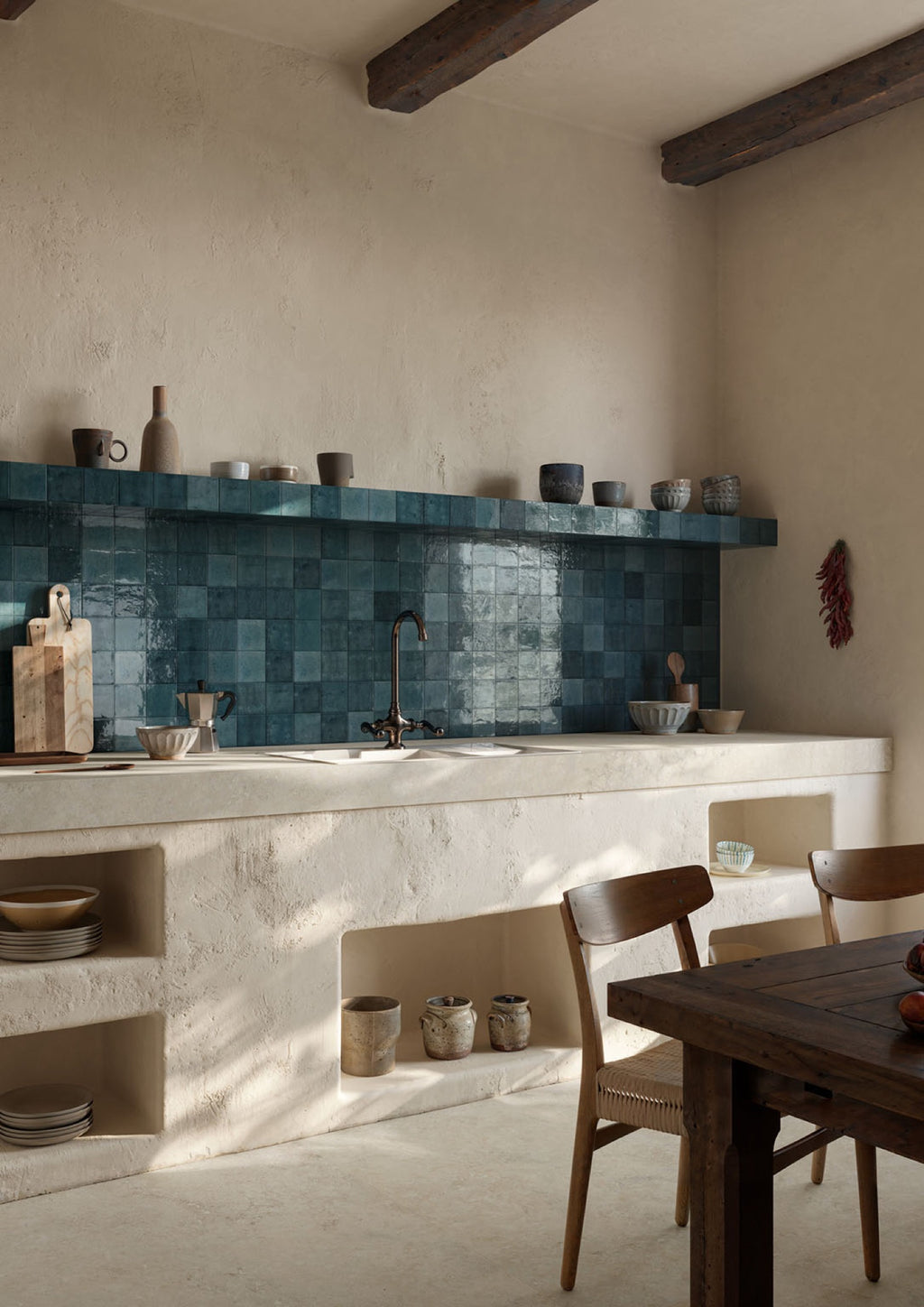 Luna Ocean Gloss 100x100 tile