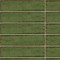 Alchimia Olive Gloss 75x300, true-scale swatch: 400 x 400 mm of wall at real size