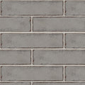 Alchimia Pearl Med Grey Gloss 75x300, true-scale swatch: 400 x 400 mm of wall at real size