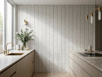 Avoca Cumulus Mosaic Gloss 23x98 tiles in a room