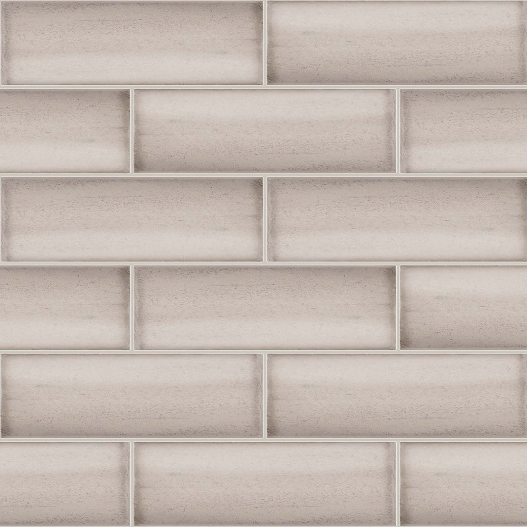 Babele Sabbia Gloss 65x200, true-scale swatch: 400 x 400 mm of wall at real size