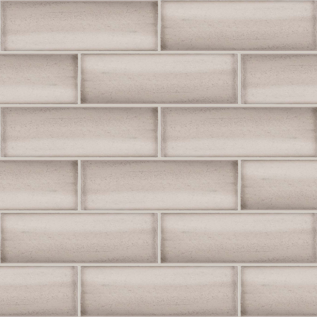 Babele Sabbia Gloss 65x200, true-scale swatch: 400 x 400 mm of wall at real size