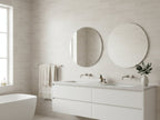 Banksia Saltpan Matt 75x300 tiles in a room