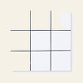 Bega White Matt 97x97 Mosaic, true-scale swatch: 400 x 400 mm of wall at real size