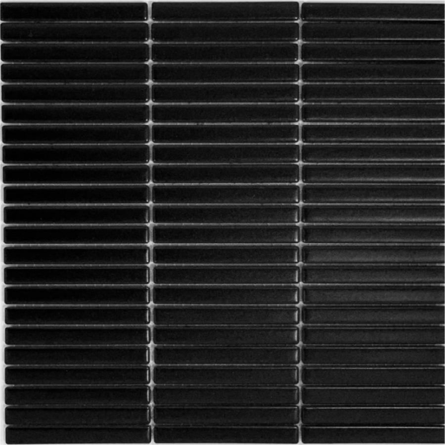 Belah Black Opal Finger Mosaic Matt 12.8x95