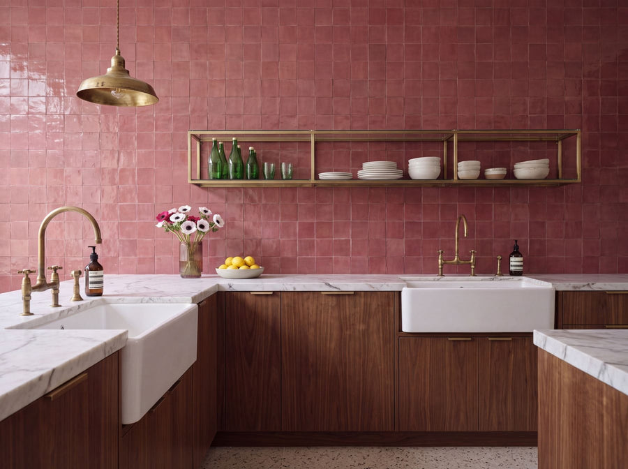 Pink and Red Tiles